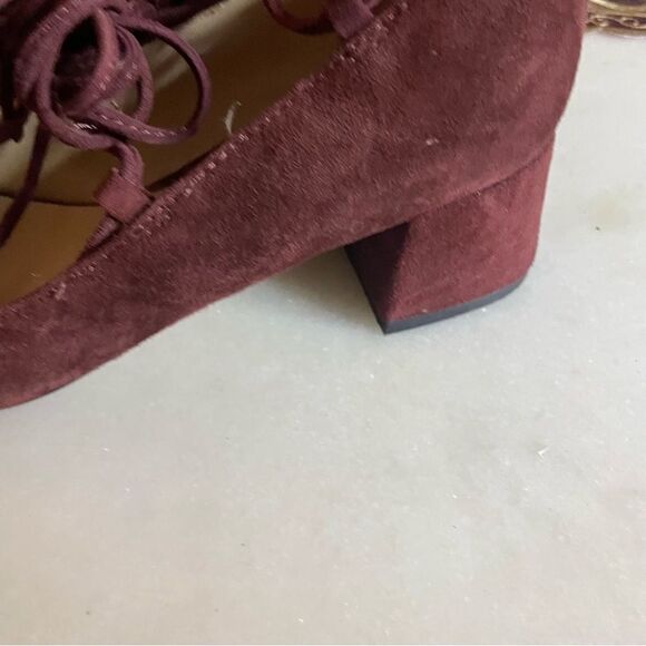 Karl Lagerfeld Charlie Suede Garnet Lace Up Pump - Picture 8 of 8